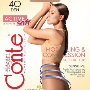 Conte Modelling Women's Tights - Active Soft 40Den